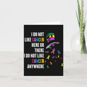 Do Not Like Cancer There Outfits Uni-S Cancer Card