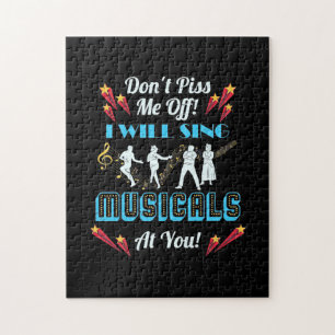 Do Not Me Off Musicals Jigsaw Puzzle