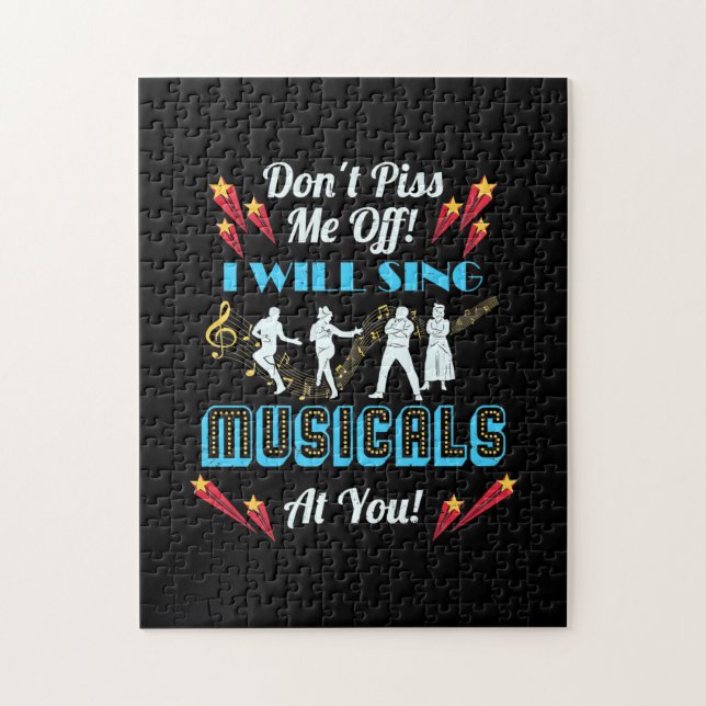 Do Not Me Off Musicals Jigsaw Puzzle (Vertical)