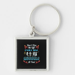 Do Not Me Off Musicals Key Ring