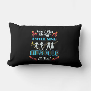 Do Not Me Off Musicals Lumbar Cushion