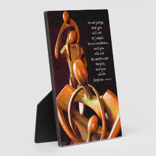 Do Not Pass Judgement On Others  Plaque