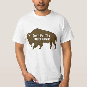 Do not pet the fluffy cows sticker T-Shirt