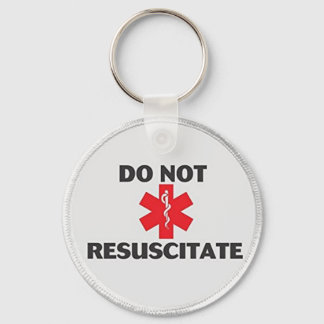 Do Not Resuscitate Key Ring