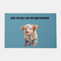 DO NOT RING THE DOOR BELL DOORMAT