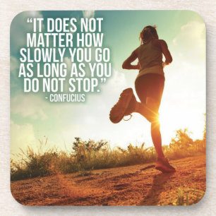 DO NOT STOP. Running Marathon Workout Motivational Coaster