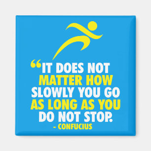 DO NOT STOP. Running Marathon Workout Motivational Magnet