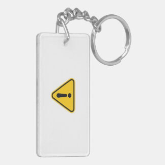 Do Not Touch It" Keychain – Bold Warning Statement