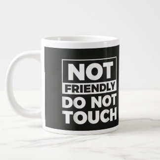 Do Not Touch Large Coffee Mug