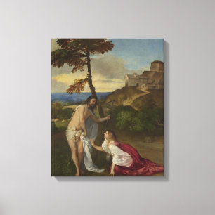 Do Not Touch Me (by Titian) Canvas Print