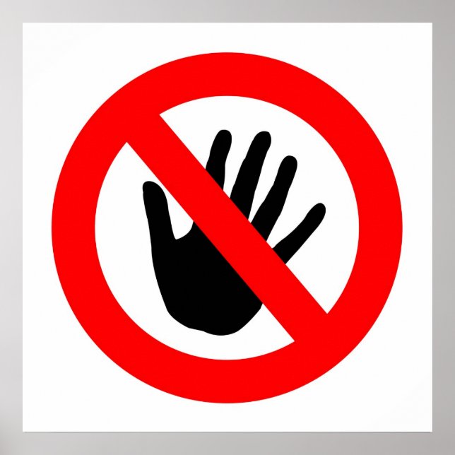 Do not touch poster (Front)