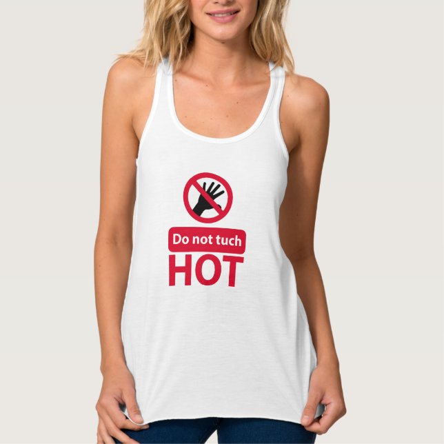 Do not touch red sign singlet (Front)
