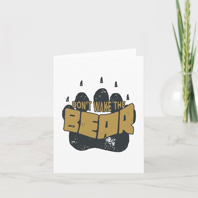 Do Not Wake The Bear Card (Creator Uploaded)