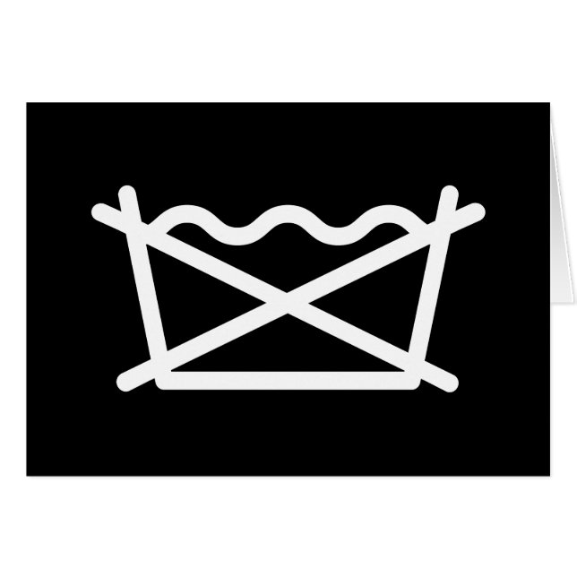 DO NOT WASH! CARD (Front Horizontal)