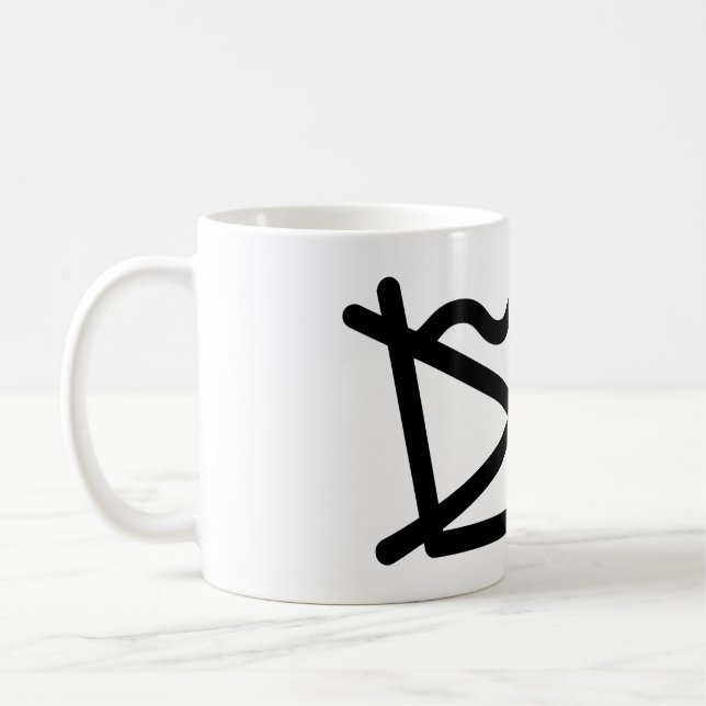 DO NOT WASH! COFFEE MUG (Left)