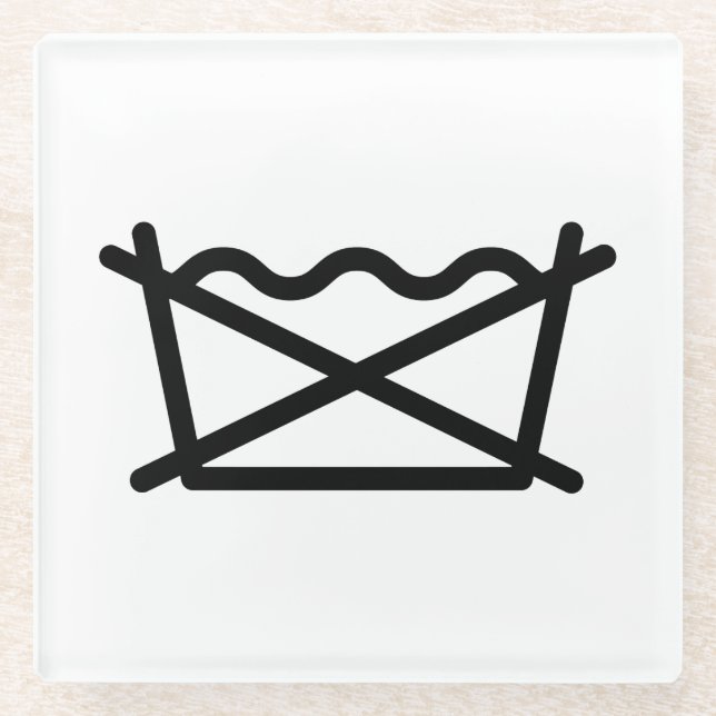 DO NOT WASH! GLASS COASTER (Front)