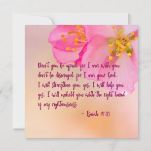 Do Not You Be Afraid Christian Floral