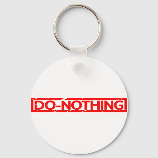 Do-nothing Stamp Key Ring (Front)