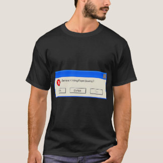 Do or Do Not There is No Try Windows Error Quote T-Shirt