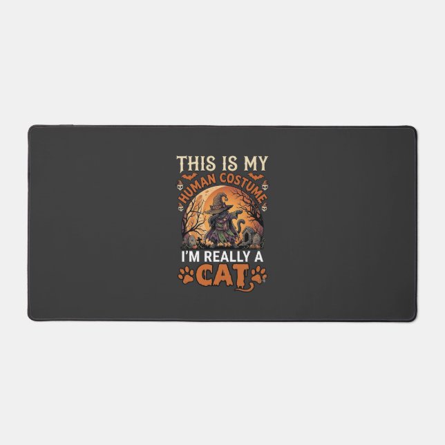 Do Or Not There Is No Try Haunted House (2)_1 Desk Mat (Front)