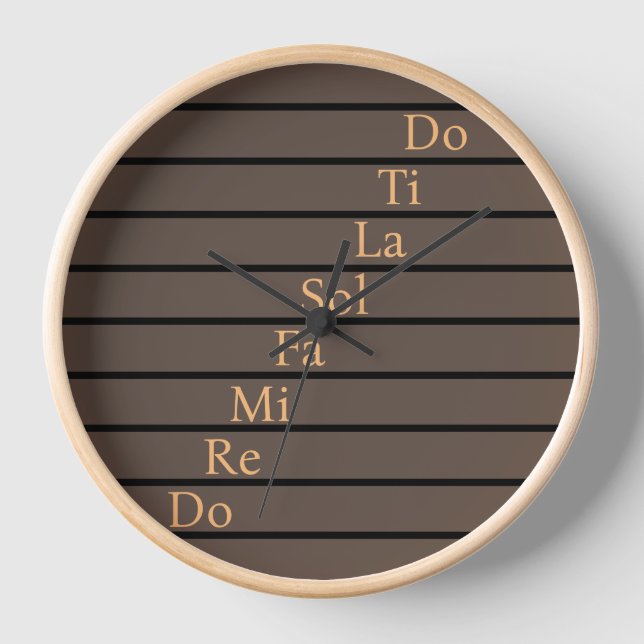 Do, re, lP Clock (Front)