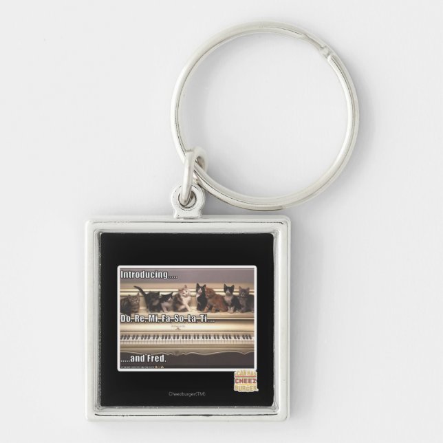 Do, Re, Mi, Fa, So, La, Ti, Fred Key Ring (Front)