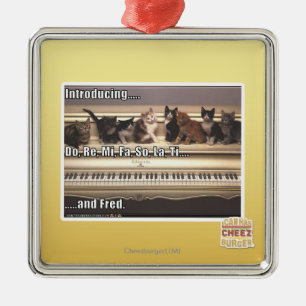 Do, Re, Mi, Fa, So, La, Ti, Fred Metal Tree Decoration