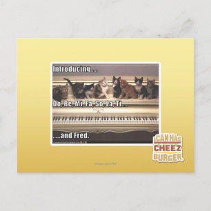 Do, Re, Mi, Fa, So, La, Ti, Fred Postcard