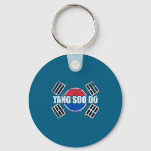 Do Shirt Martial Arts Silhouette Tang Soo Key Ring
