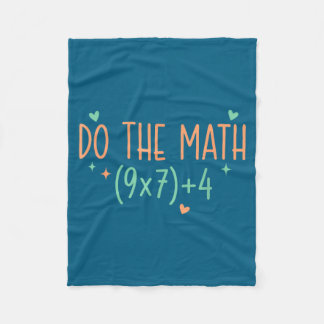 Do Shirt Math 67 Meme Six Seven Fleece Blanket