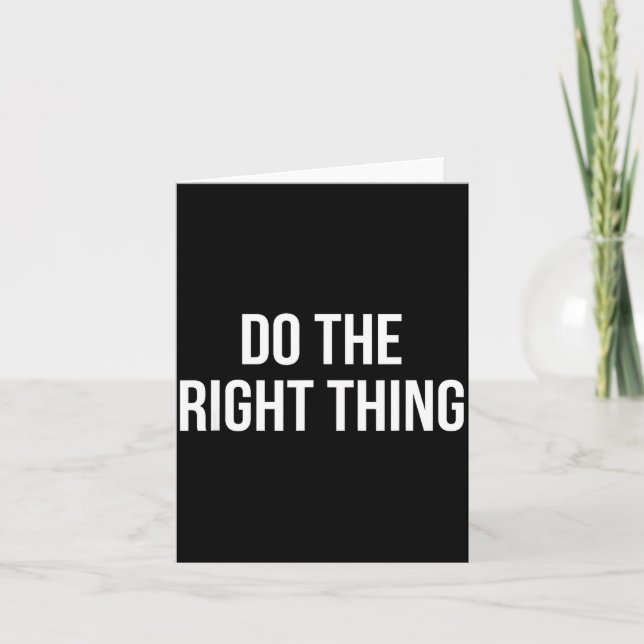 Do Shirt Right Card (Front)