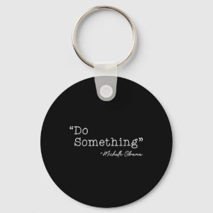 Do Soing Michelle Obama - Uni-adults, Black, Small Key Ring