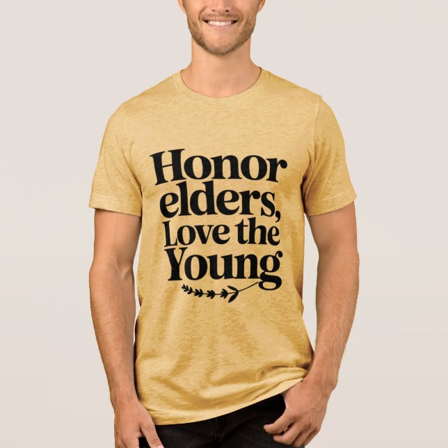Do Something Today That Will Help You Tomorrow Tri-Blend Shirt (Front)