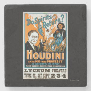 Do Spirits Return? Houdini Says NO - Proves It Stone Coaster