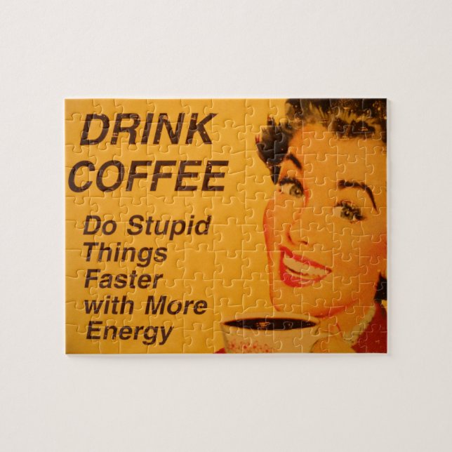 Do Stupid Things Faster Jigsaw Puzzle (Horizontal)