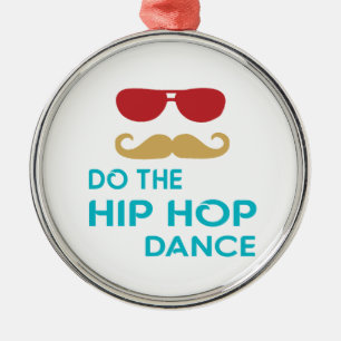 Do the Hip Hop Dance Metal Tree Decoration