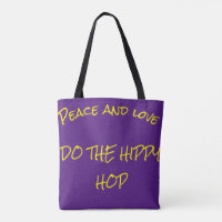 Do the Hippy Hop purple and lemon fun design