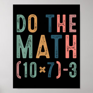 Do The Math 67 Funny Six Seven Meme Teacher Women  Poster