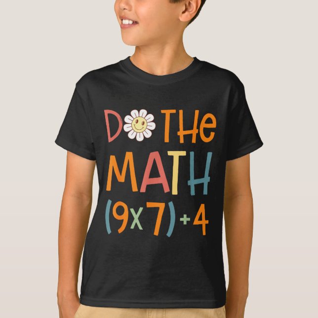 Do The Math 67 Meme Funny Six Seven Math Teacher S T-Shirt (Front)