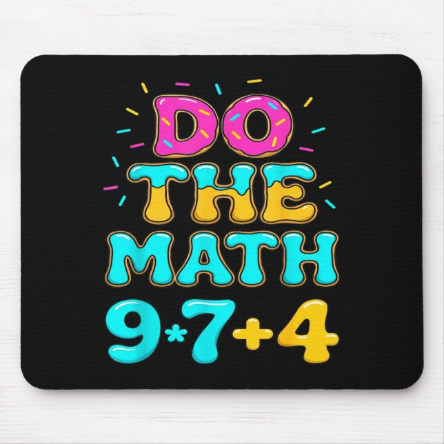 Do The Math 67 Meme Funny Six Seven Men Women Teac Mouse Pad (Front)