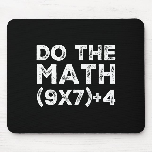 Do The Math 67 Meme Funny Six Seven Teacher Studen Mouse Pad (Front)