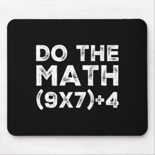 Do The Math 67 Meme Funny Six Seven Teacher Studen Mouse Pad
