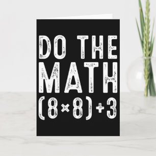 Do The Math 67 Meme Funny Six Seven Teacher Women  Card