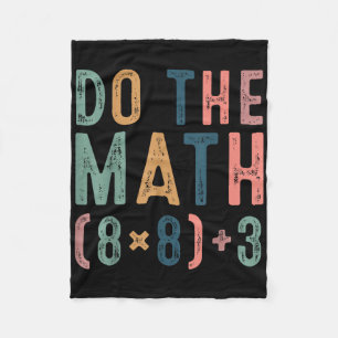 Do The Math 67 Meme Funny Six Seven Teacher Women  Fleece Blanket