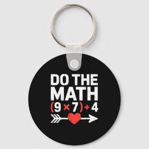 Do The Math 67 Valentine’s Day Six Seven Hearts 6- Key Ring