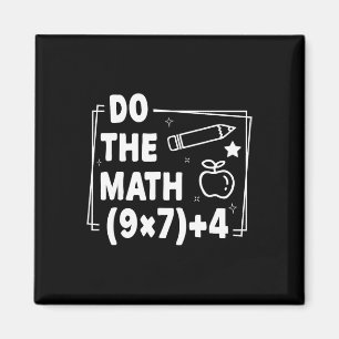 Do The Math Christmas Funny 67 Meme Pemdas Teacher Magnet
