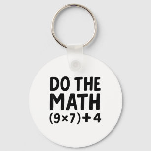 Do The Math Equation Thanksgiving Teacher 67 Six S Key Ring