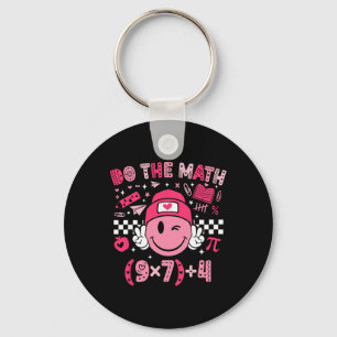 Do The Math Six Seven 76 Meme Valentine's Day Math Key Ring
