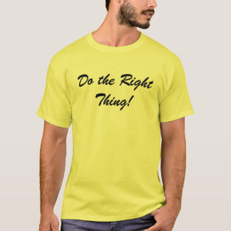 Do the Right Thing Go Vegan t-shirt (2 sides)