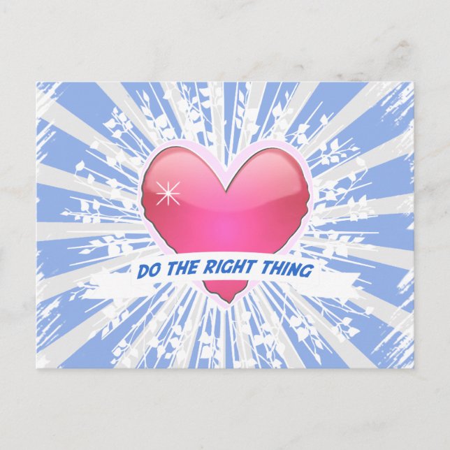 Do the Right Thing Postcard (Front)